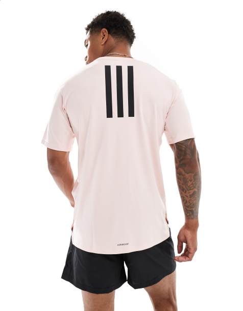 adidas Training power workout t-shirt in pink - view 1