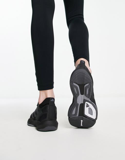 adidas Running leggings in black with pockets