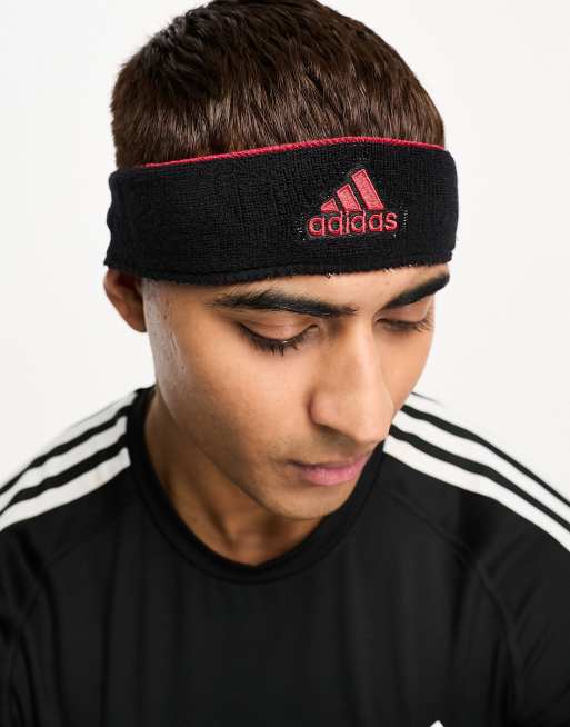 SEASONS Reversible Running Headband, Black, Puma