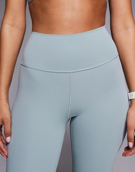 adidas Training ribbed leggings in sage green, 4 of 5