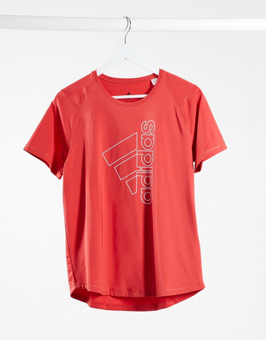 adidas Training - Röd t-shirt-Blå