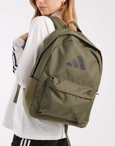 adidas - Training - Rugzak met logo in kaki - view 1