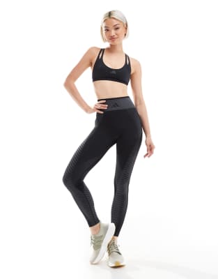 asos adidas Training seamless 7/8 leggings in black