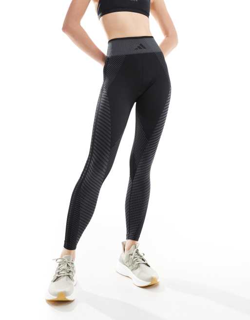 adidas Training seamless 7/8 leggings in black | ASOS