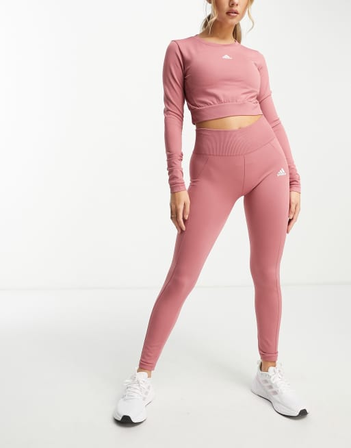 Womens adidas leggings hot sale and top set