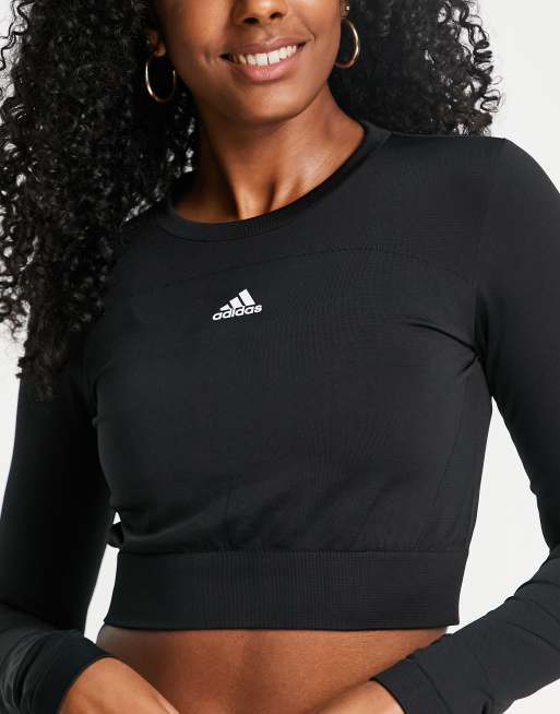 Adidas long cheap sleeve workout shirt