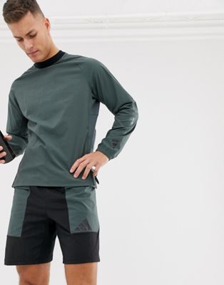 adidas - Training - Set geweven sweatshirts in zwart