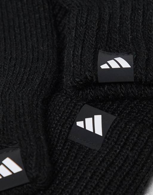adidas - Training - Set regalo nero con guanti e berretto, 2 di 3
