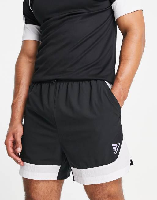 adidas Training - Short avec empiècements color block - Noir