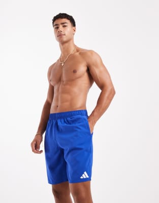 adidas Training - Short de bain 8 pouces - Bleu