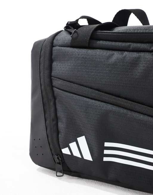 adidas Training small duffle bag in black and white | ASOS