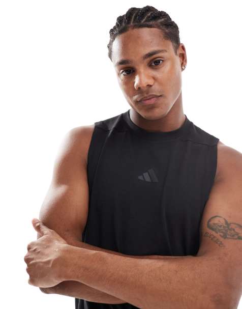 adidas Training – Sport-Tanktop in Schwarz - view 1
