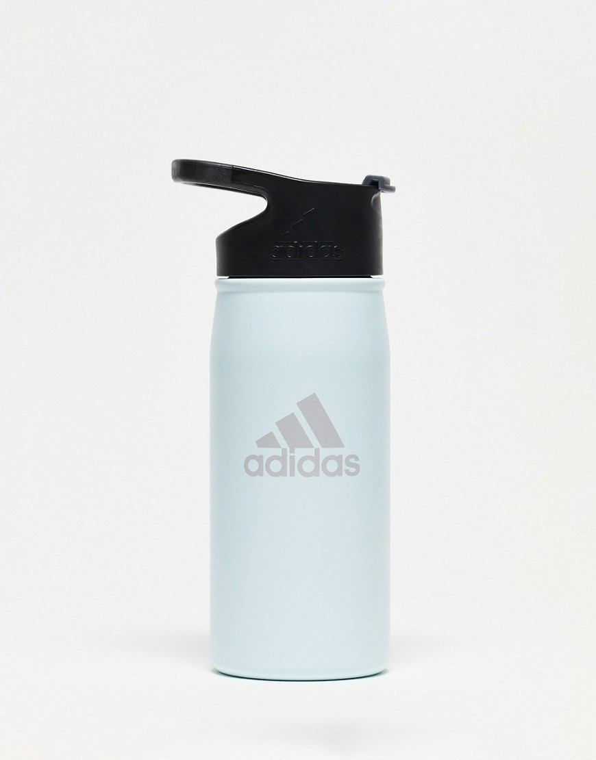 Adidas Originals Adidas Training Steel Water Bottle In Blue