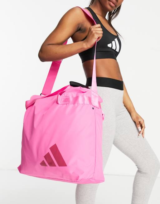 adidas Training street tote bag in pink | ASOS