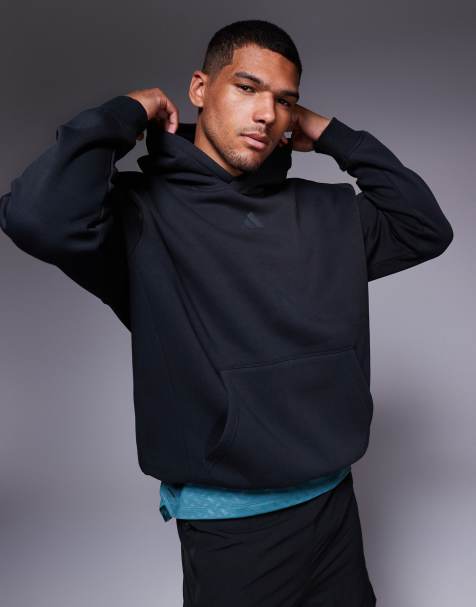 adidas Training - Strength - Oversized hoodie in zwart - view 1