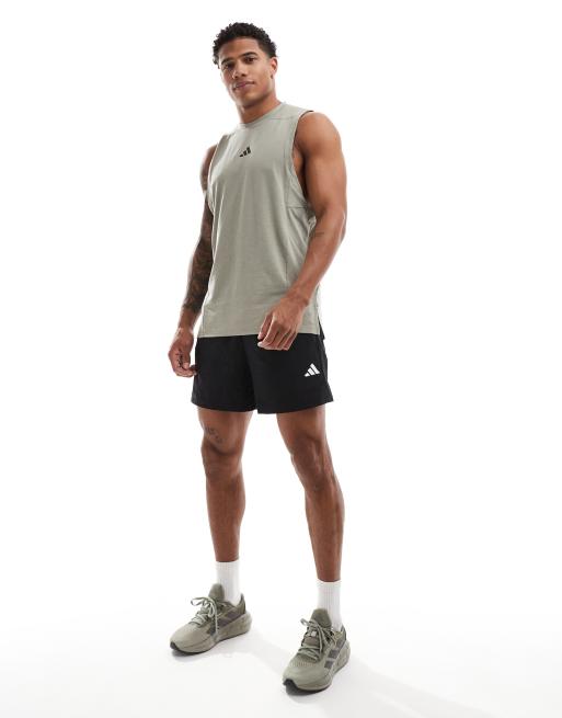 adidas Training Strength tank-shirt in grey