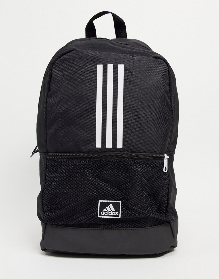 Adidas Training – Svart ryggsäck med tre ränder