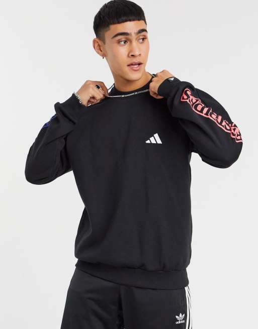 Mens black outlet adidas jumper