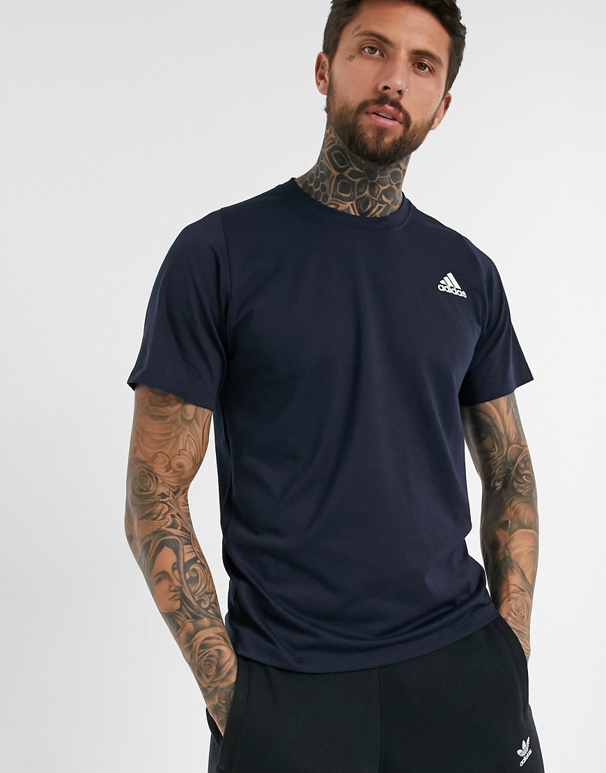 adidas Training - T-shirt blu navy