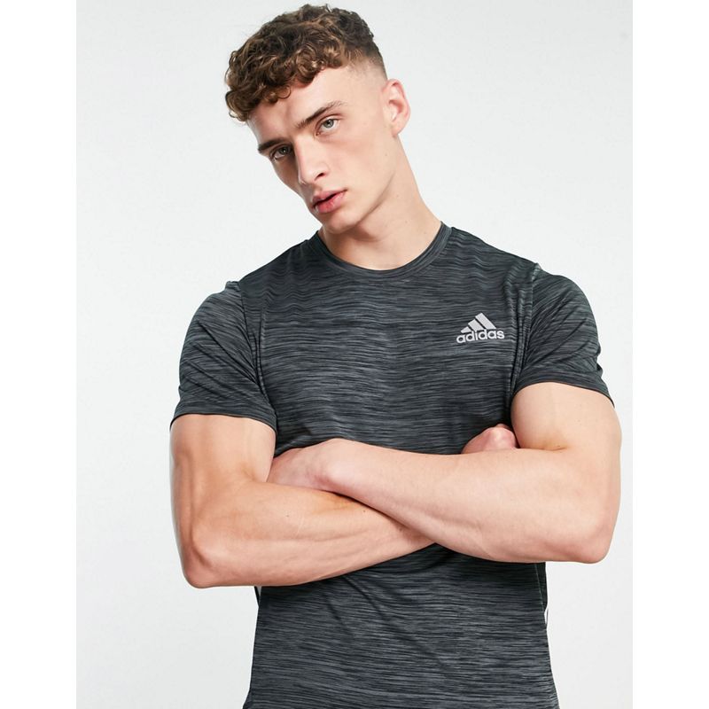 Activewear VHUvr adidas - Training - T-shirt con 3 strisce nera sfumata