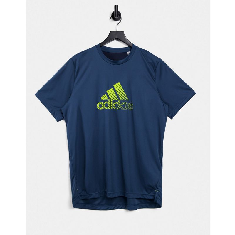 Palestra e allenamento kJNFJ adidas - Training - T-shirt con logo sfumato blu navy