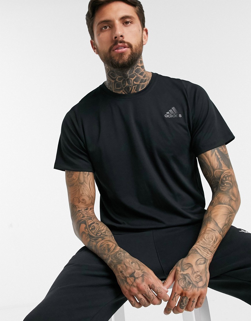 Adidas Performance - Adidas training t-shirt in black