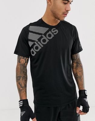 black adidas training top