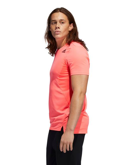 Adidas t discount shirt peach