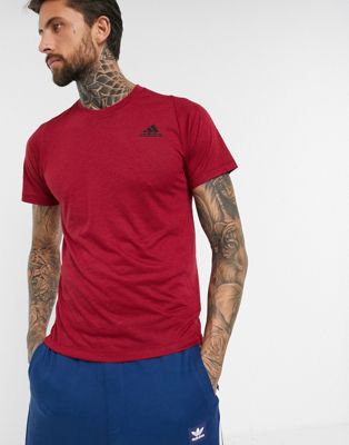 adidas - Training - T-shirt in rood