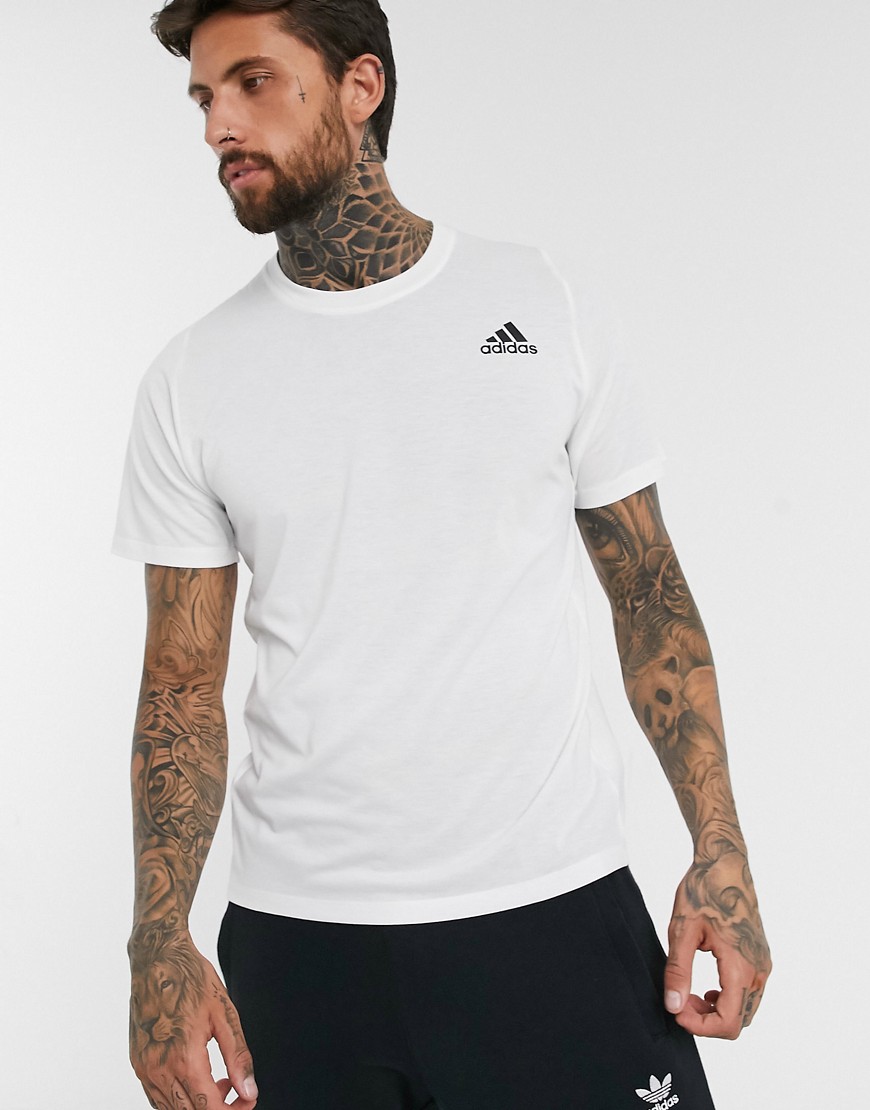 Adidas Training t-shirt in white