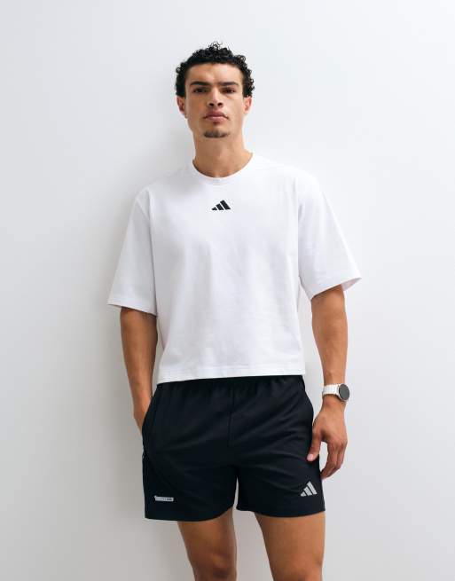adidas Training t-shirt in white, 4 of 5