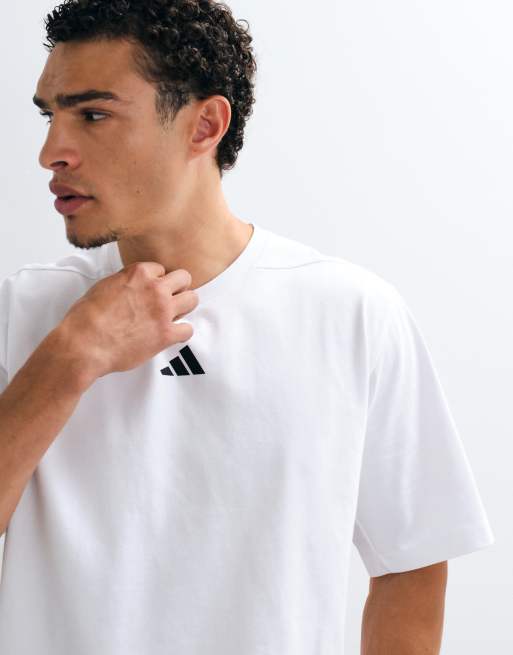 adidas Training t-shirt in white, 5 of 5