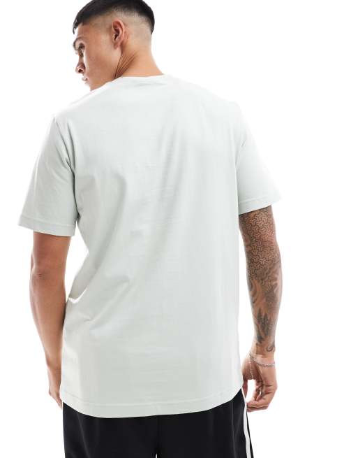 adidas Training - T-shirt verde con stampa “Three Stripe Life”, 4 di 4
