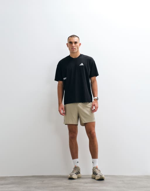 adidas Training t-shirt with back print in black, 3 of 5