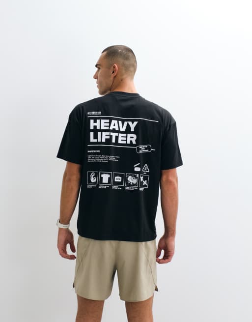 adidas Training t-shirt with back print in black, 5 of 5