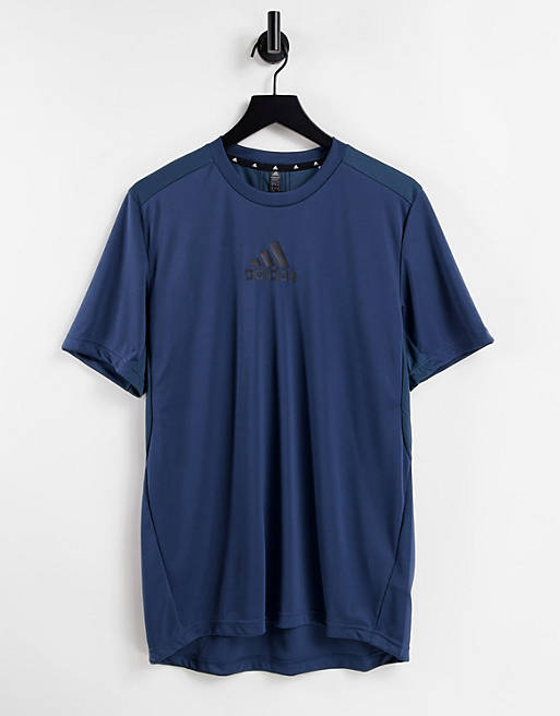 T-Shirts & Vests adidas Training t-shirt with chest logo in navy 