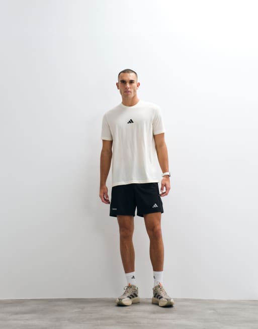 adidas Training t-shirt with tennis back print in white, 2 of 5