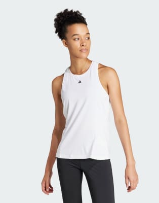 adidas Training - Tanktop in Weiß