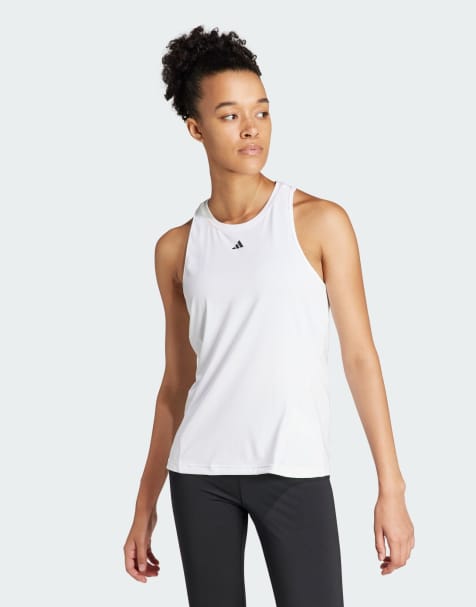 adidas Training – Tanktop in Weiß - view 1