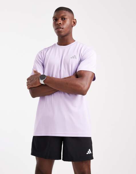 adidas Training – Tech Apparel – Ljust plommonfärgad t-shirt - view 1