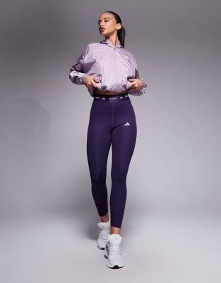 adidas Training - Tech Fit - 7/8-Leggings in Lila