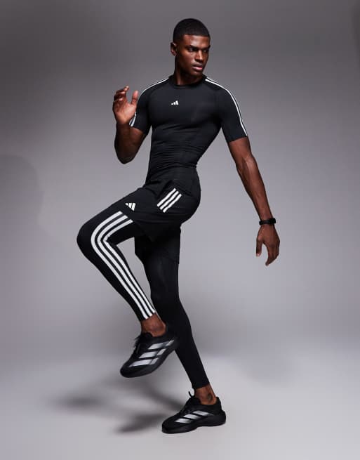 adidas Training – Tech Fit – Base-Leggings in Schwarz, 2 von 5