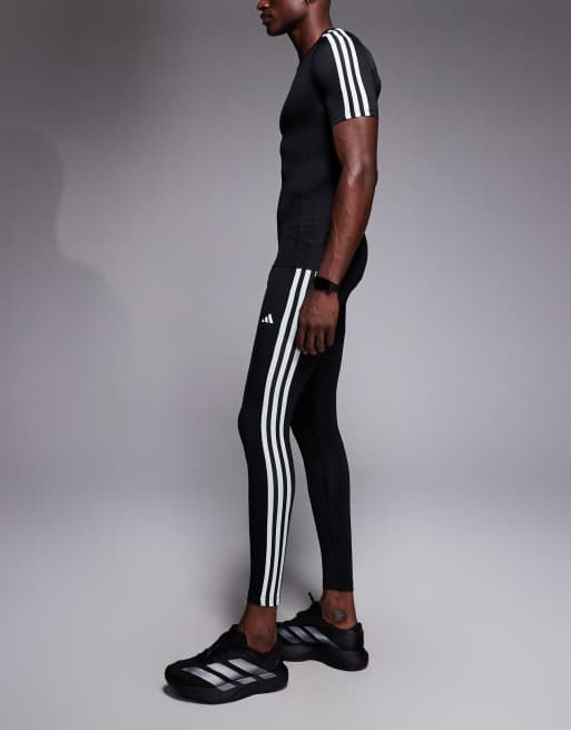 adidas Training – Tech Fit – Base-Leggings in Schwarz, 3 von 5