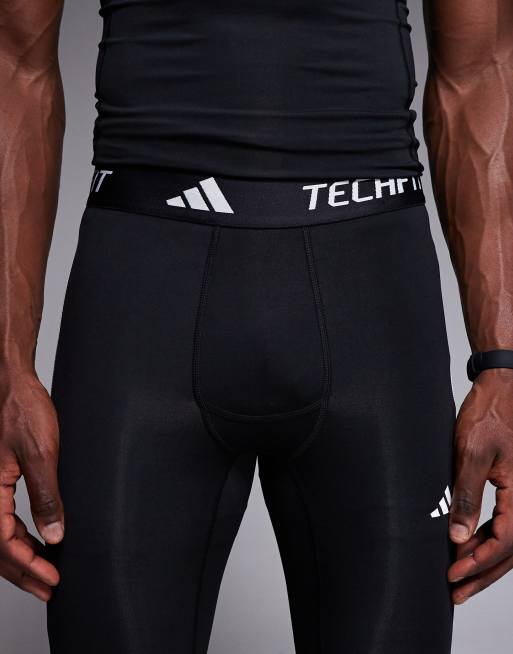 adidas Training – Tech Fit – Base-Leggings in Schwarz, 4 von 5