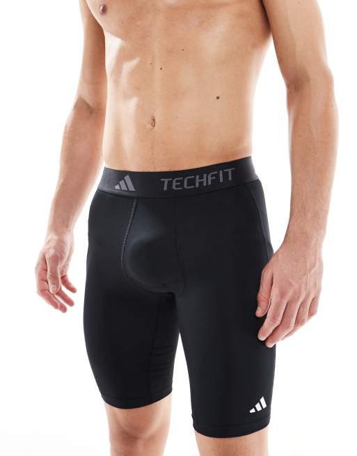adidas Training – Tech Fit – Baselayer-Shorts in Schwarz, 5 von 5