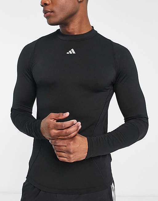 Frustrerend verder afdrijven adidas Training Tech Fit CLD.RDY long sleeve t-shirt in black | ASOS