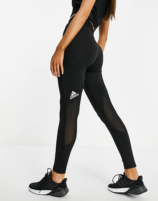 adidas Training Tech Fit high waisted leggings in black