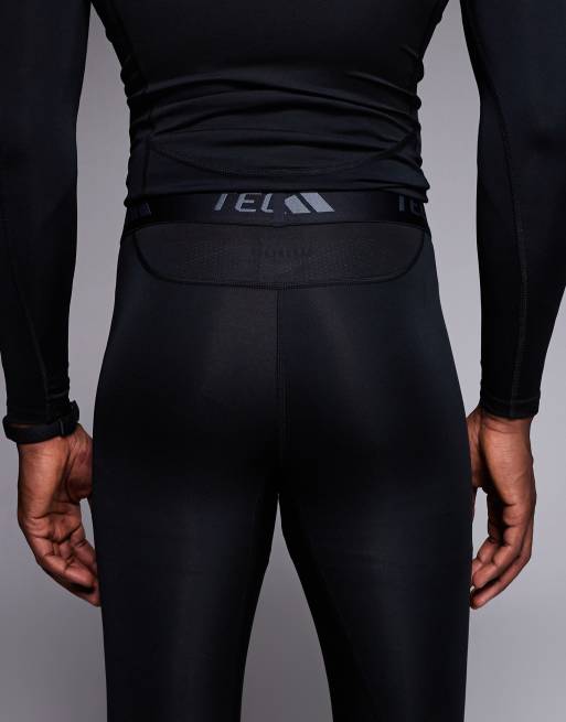 adidas Training tech fit leggings in black ASOS