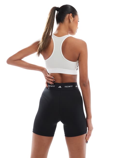 adidas Training tech fit sculpt shorts in black, 5 of 5