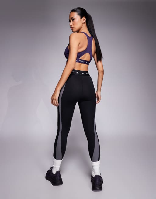 adidas Training – Tech Fit – Svarta, 7/8-långa leggings med blockfärgad design, 3 av 5